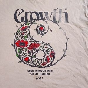 GROWTH quote tee shirt